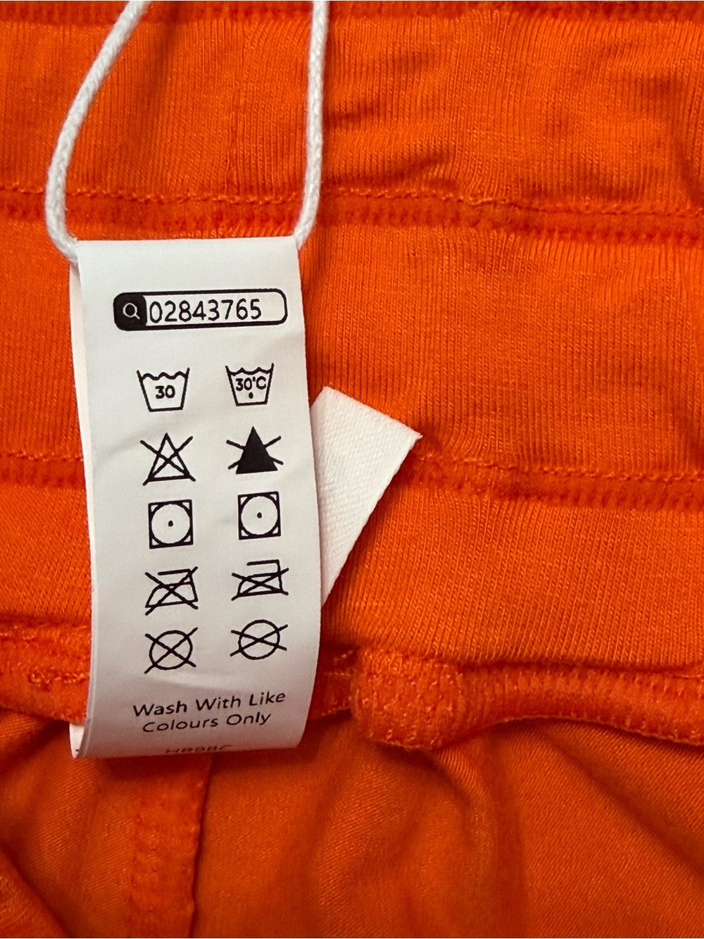 NWT HALARA Frill High Waisted Drawstring Flowy Stacked Shorts 3" XS Orange - Picture 7 of 10